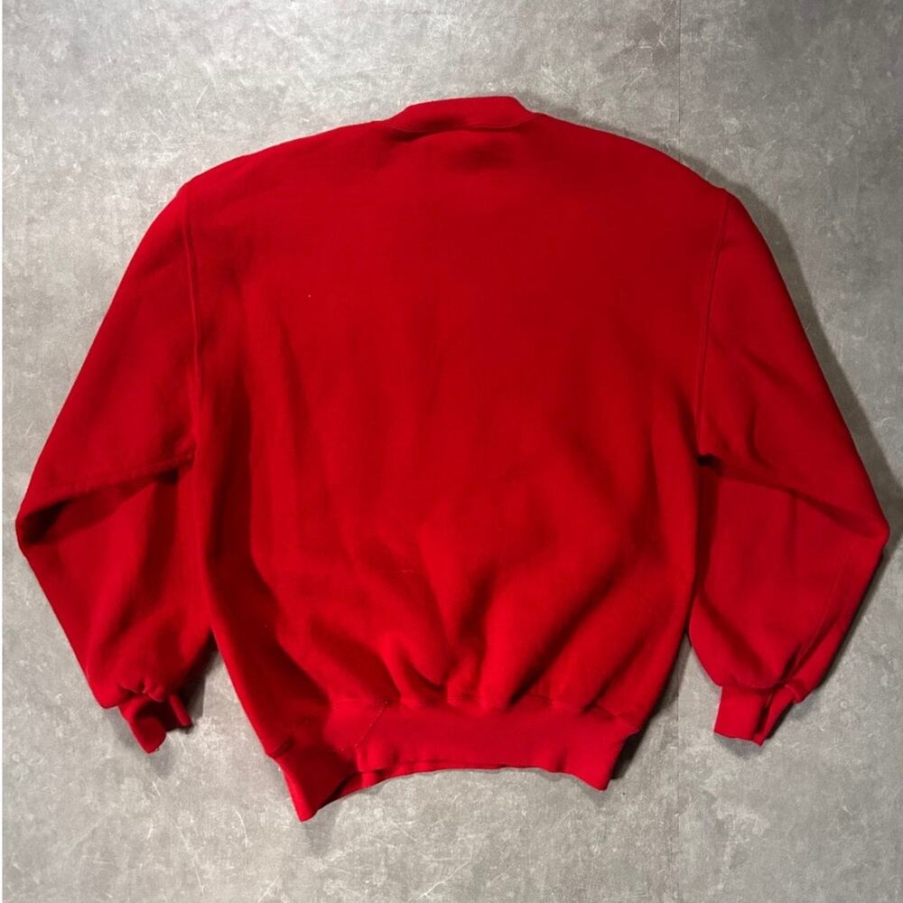 90's Vintage Kansas City Chiefs Pro Line Embroidered Red Crewneck -M - Picture 4 of 4